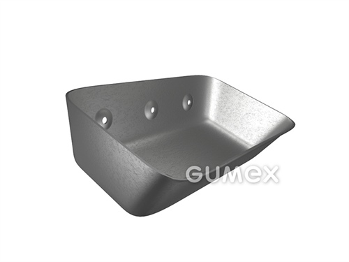 Gepresste Eimer Spidex mit Boden, 100-90/0,9mm, A-106, B-88, C-45, E-8,5, F-50/2, 0,23dm3, steel, 